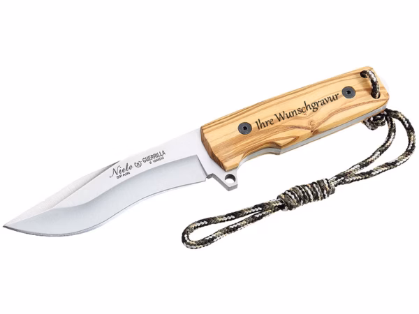 Nieto Gürtelmesser Guerrilla, Klinge 12.3 cm - Gravur möglich -