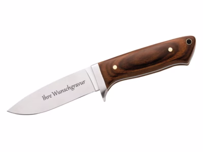 Herbertz Gürtelmesser, Droppoint-Klinge 10.0 cm - Gravur möglich -
