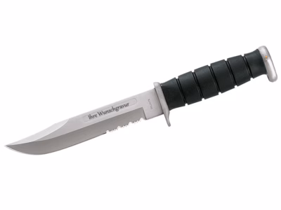 Herbertz Gürtelmesser, Bowie-Klinge 17.5 cm - Gravur möglich -