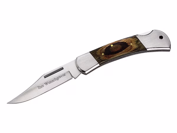 Herbertz Taschenmesser, Heftlänge 11 cm - Gravur möglich -