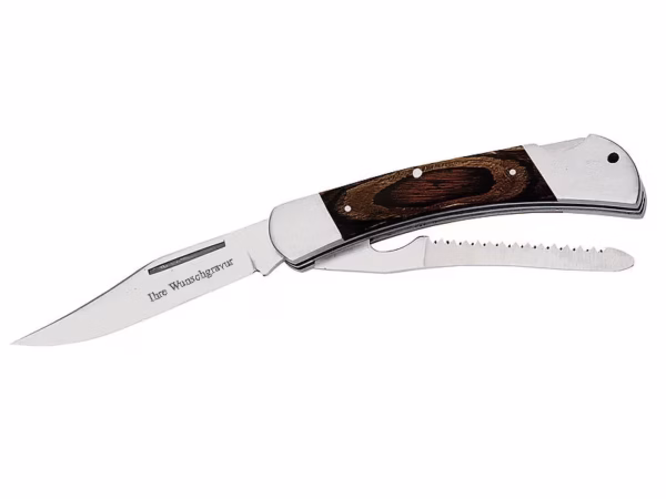 Herbertz Taschenmesser mit Säge - Gravur möglich -