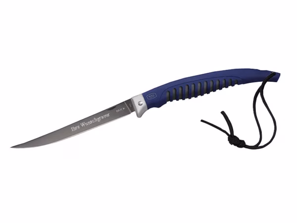 Buck Filiermesser Silver Creek - Gravur möglich -