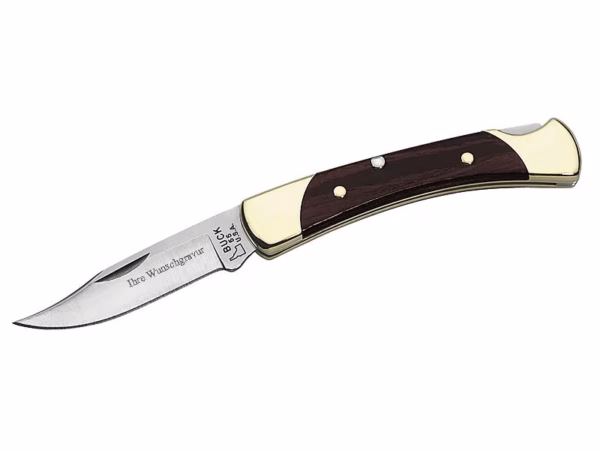 Buck Taschenmesser, Stahl 420 HC - Gravur möglich