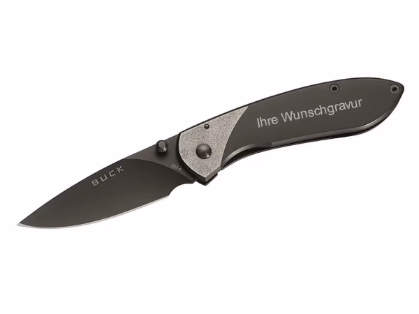 Buck Einhandmesser Nobleman, Klinge 6.7 cm - Gravur möglich