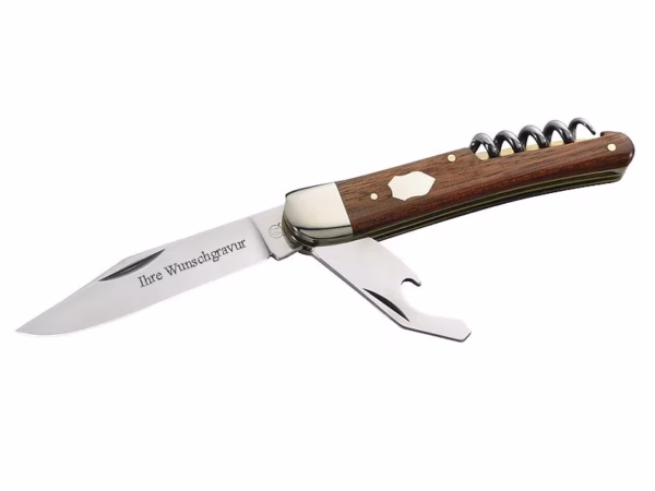 Hartkopf-Taschenmesser, 3-tlg. - Gravur möglich -