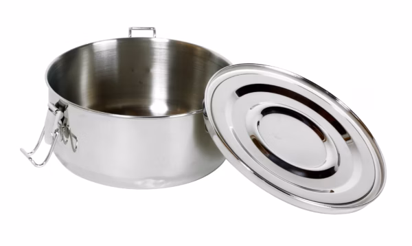 BasicNature Edelstahl 'Food Container' rund - Gravur möglich