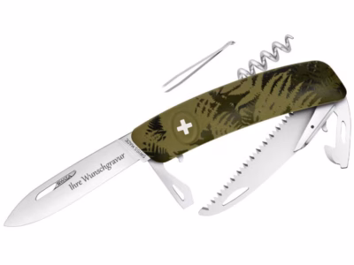 SWIZA Taschenmesser C05, SILVA Camo Farn Khaki - Gravur möglich -