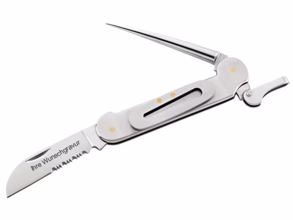 Herbertz Seglermesser, 3Cr13 Stahl - Gravur möglich