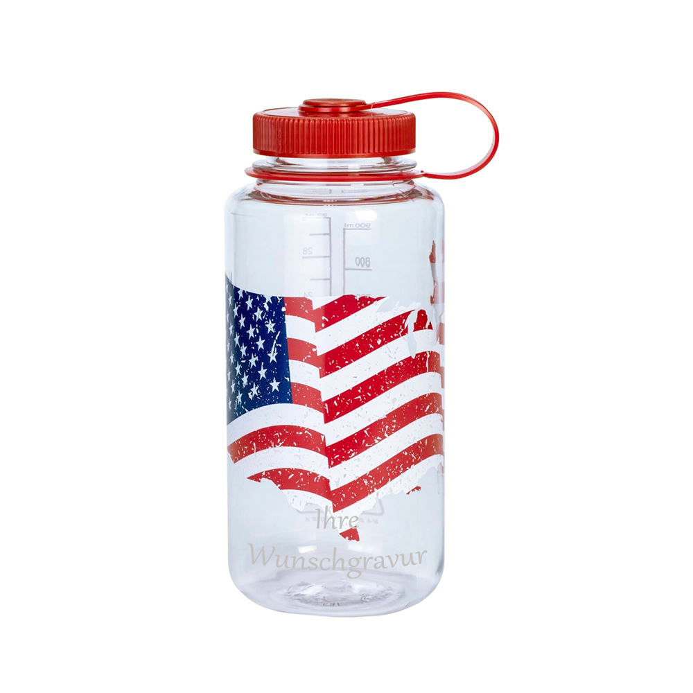 Nalgene Trinkflasche 'Weithals' - 1 L - Gravur möglich