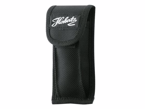 Herbertz Messer-Etui, schwarzes Nylon, für Taschenmesser mit 13cm Heftlänge