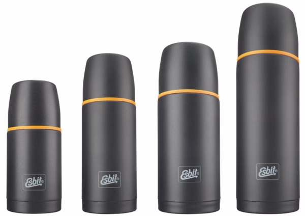 Esbit Isolierflasche schwarz - Gravur möglich