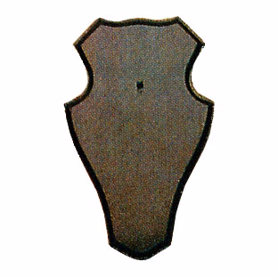 AKAH Gehörnbrett für Rehwild, mit Ausfräsung, 22x13cm