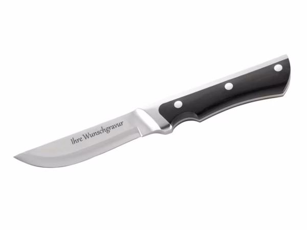 Marttiini Outdoormesser, Stahl 440 C, Pakkaholz, - Gravur möglich -