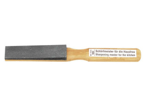 Wasser-Abziehstein Schleifstein für Messer 15 x 5 cm mit Aufreiber feinstes Korn