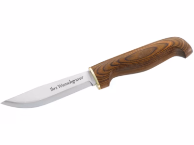 Marttiini Jagd und Outdoormesser, rostfreie Klinge 11cm - Gravur möglich -