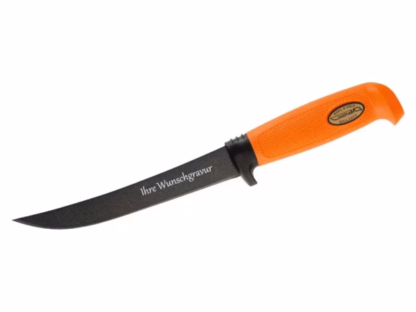 Marttiini Jagdmesser, orange, Klingenlänge 15cm - Gravur möglich