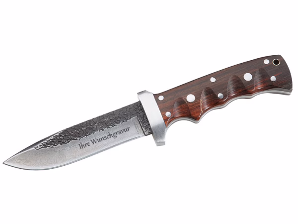 Herbertz Gürtelmesser Damaszener 81 Lagen - Gravur möglich -