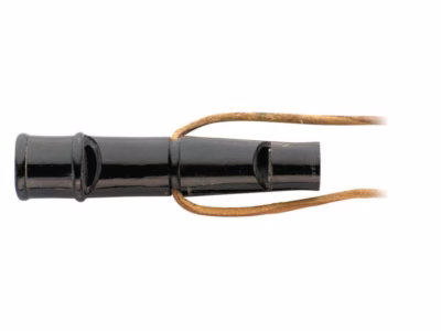 Herbertz Hundepfeife, Büffelhorn, Triller und Pfiff, 60 mm