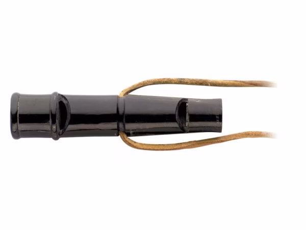 Herbertz Hundepfeife, Büffelhorn, Triller und Pfiff, 80 mm