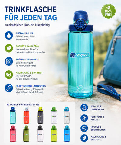 Nalgene Trinkflasche 'OTF Sustain' 0,65 Liter - Gravur möglich