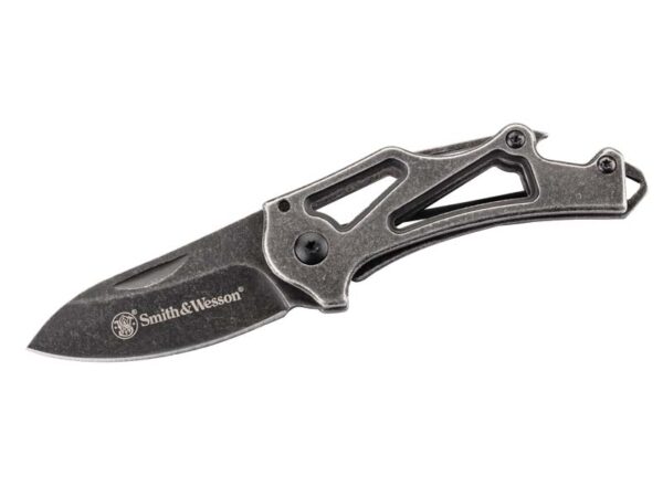 Smith and Wesson Taschenmesser Stonewash Keychain