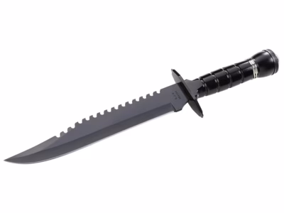 Herbertz Überlebensmesser Metallgriff - Gravur möglich -