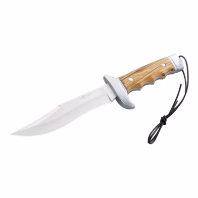 Nieto Bowie, Stahl AN.58, Olivenholz, 17,5cm Klinge - Gravur möglich -
