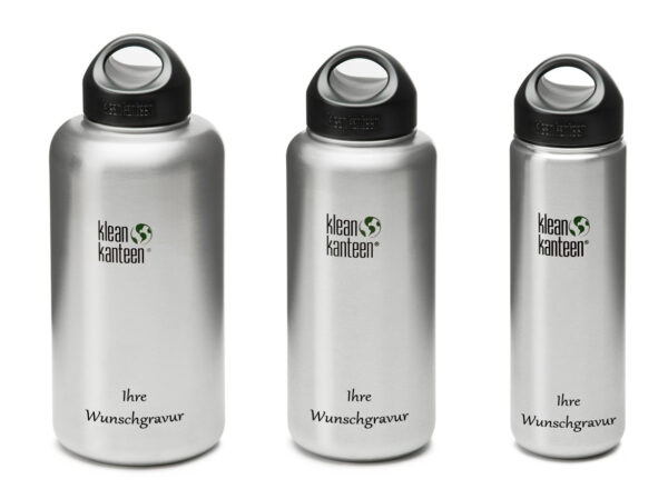 KleanKanteen Flasche 'Wide' - Gravur möglich
