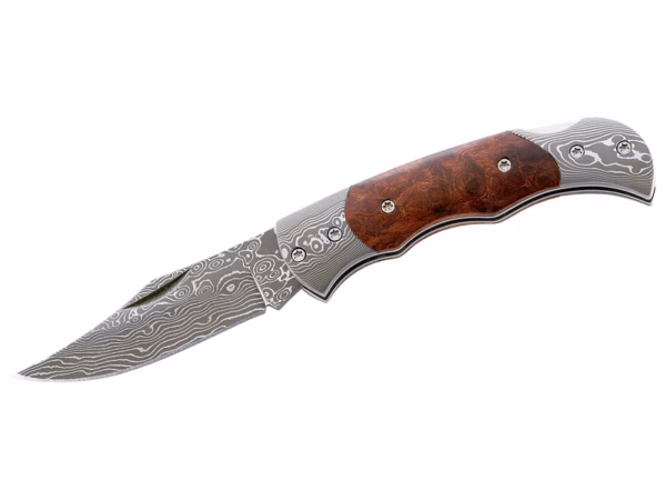 Herbertz Damaszener Taschenmesser, 71 Lagen - Gravur möglich -
