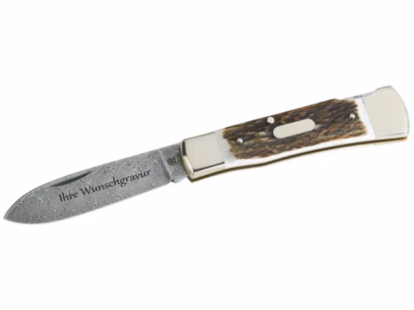 Hartkopf-Solingen Taschenmesser, 300 Lagen Damast - Gravur möglich