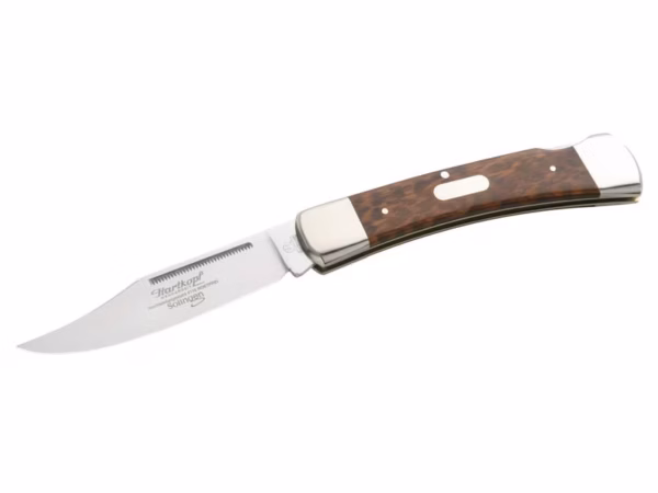 Hartkopf-Solingen Taschenmesser, 1.4110Stahl, Schlangenholz - Gravur möglich ( Klingenrückseite )