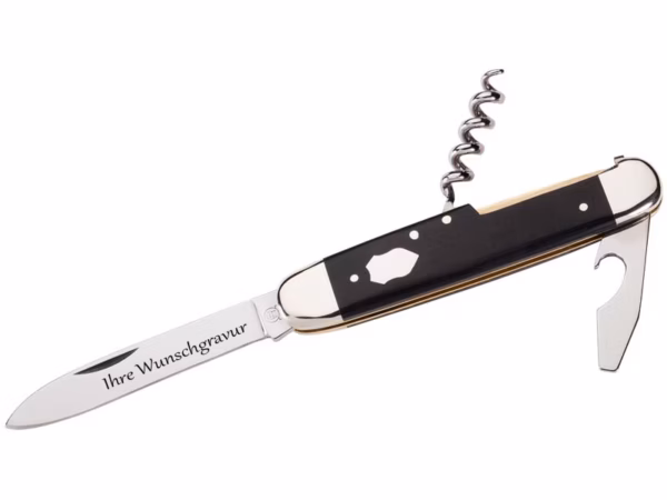 Hartkopf-Solingen Taschenmesser, 1.4034Stahl - Gravur möglich -