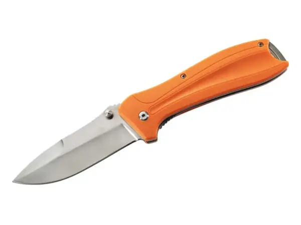 Herbertz Einhandmesser, orange, - Gravur möglich -