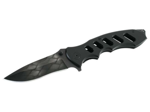 Herbertz Einhandmesser, AISI 420, AluminiumHeft - Gravur möglich -