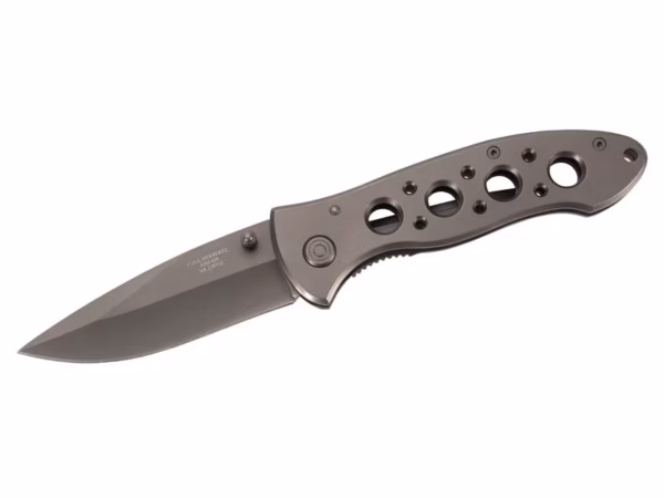 Herbertz Einhandmesser, AISI 420, EdelstahlHeft - Gravur möglich -