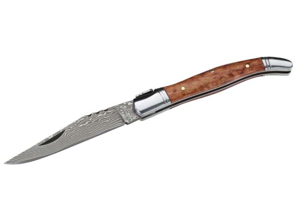 Herbertz Taschenmesser, 71 Lagen Damaststahl, Quittenholz