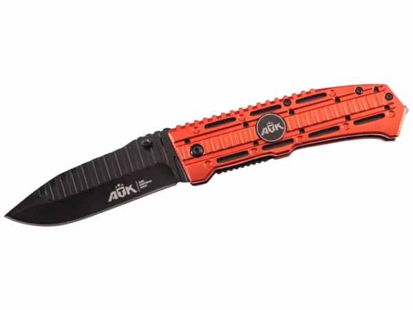 ATK Einhandmesser Drop-Point,  inkl. Etui