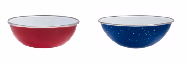 Origin Outdoors Emaille Schüssel, verschiedene Farben und Größen