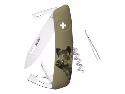 SWIZA Taschenmesser D05 Wildschwein - Gravur möglich -