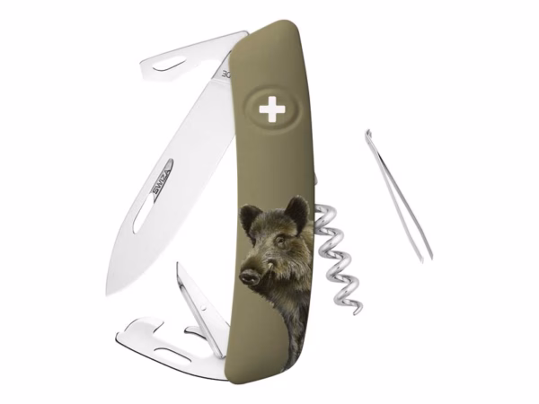 SWIZA Taschenmesser D05 Wildschwein - Gravur möglich -