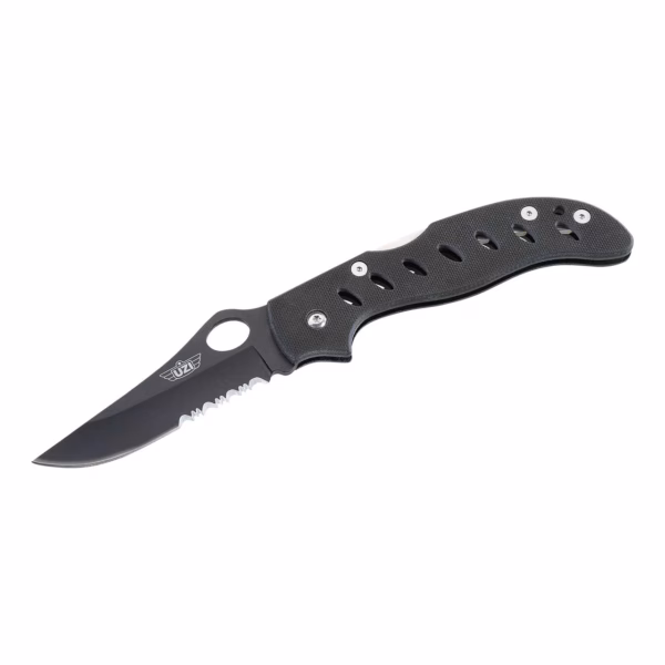 UZI Einhandmesser Black Shaddow - Gravur möglich -