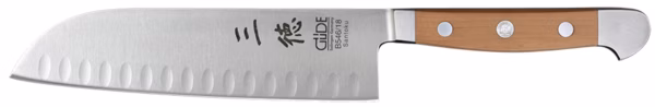 Güde Santoku Messer, Kulle, Serie Alpha, Edition Jeunes Restaurateurs, Griff Birnenholz