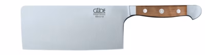 Güde Chinesisches Kochmesser, geschmiedet, 300 g,Serie Alpha, Edition Jeunes Restaurateurs, Griff Birnenholz