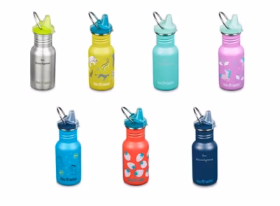 Klean Kanteen Trinkflasche Kid Classic (355 ml) mit Sippy Cap "Kollektion 2021" - Gravur möglich