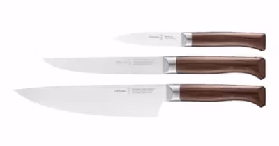 Opinel LES FORGES 1890 Trio Kochmesser-Set - Gravur möglich