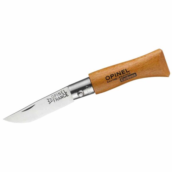 Opinel Taschenmesser No 02, Buche, Carbon
