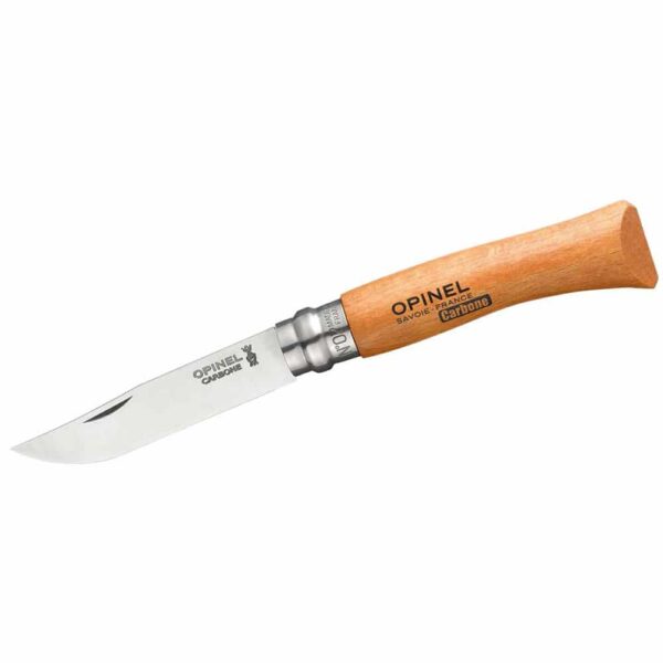 Opinel Taschenmesser No 07, Buche, Carbon - Gravur möglich