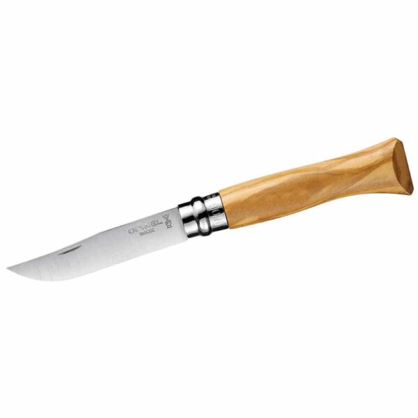 Opinel Taschenmesser No 06, Olive, rostfrei - Gravur möglich