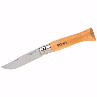 Opinel Taschenmesser No 09, Buche, rostfrei - Gravur möglich