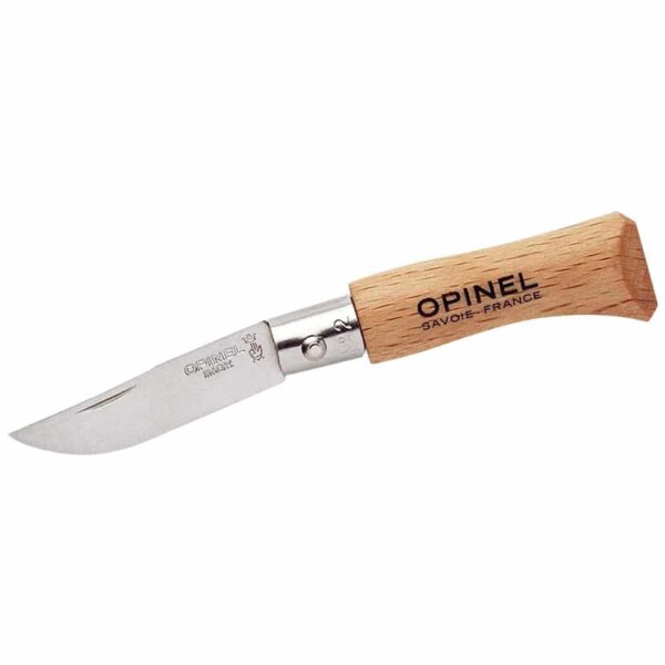 Opinel Taschenmesser No 02, Buche, rostfrei